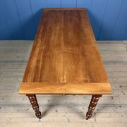 Antique cherry wood dining table, France