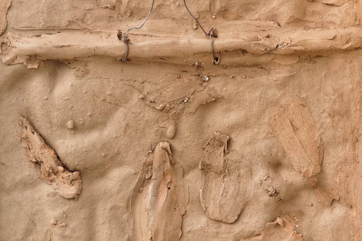 Terracotta bas relief, Holy Family