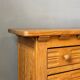 Commode ancienne en chêne massif, esprit Arts & Crafts
