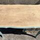 Vintage 1960s desk with curved legs