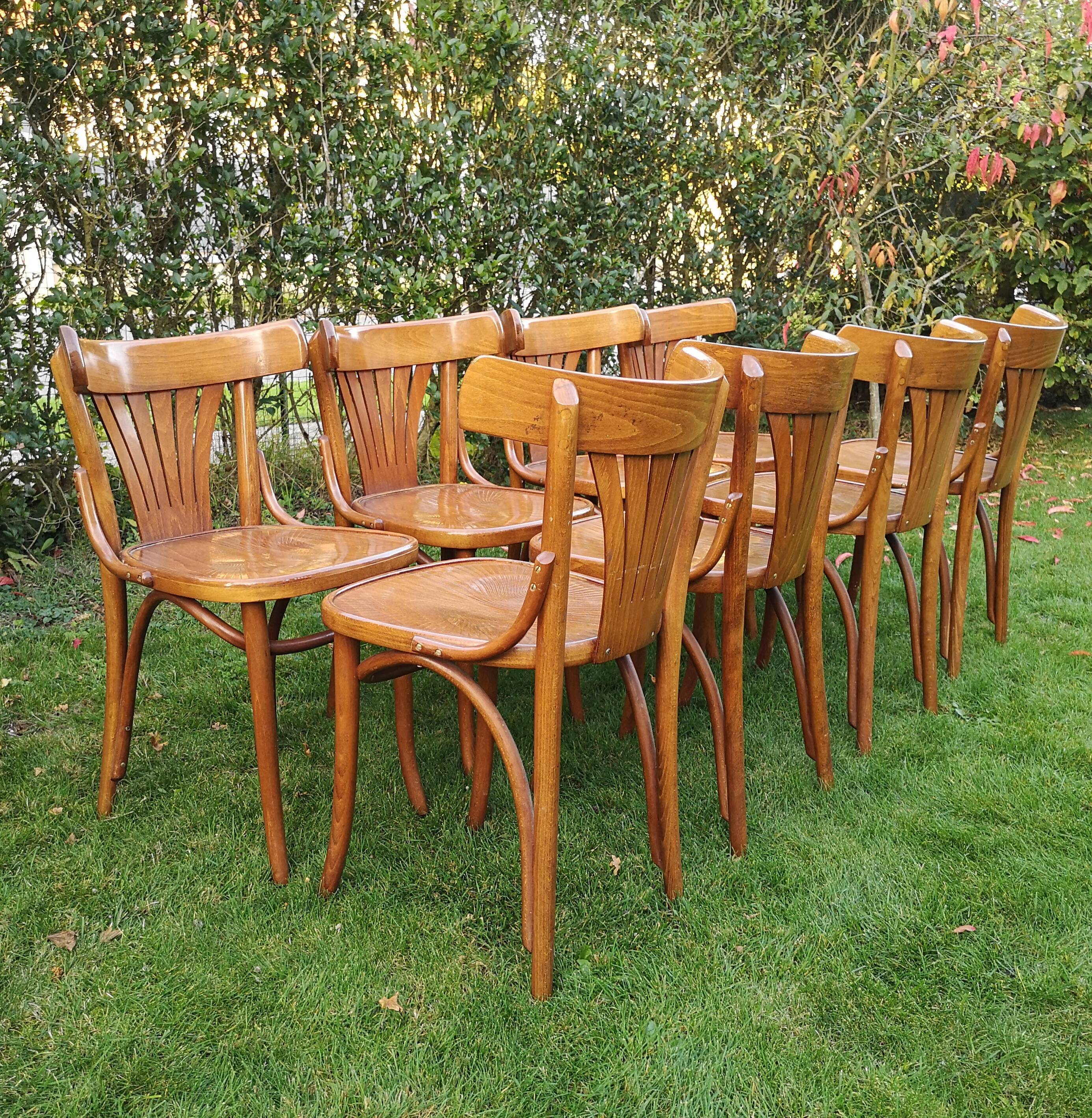 Set of 8 chairs Bistro