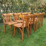 Set of 8 chairs Bistro