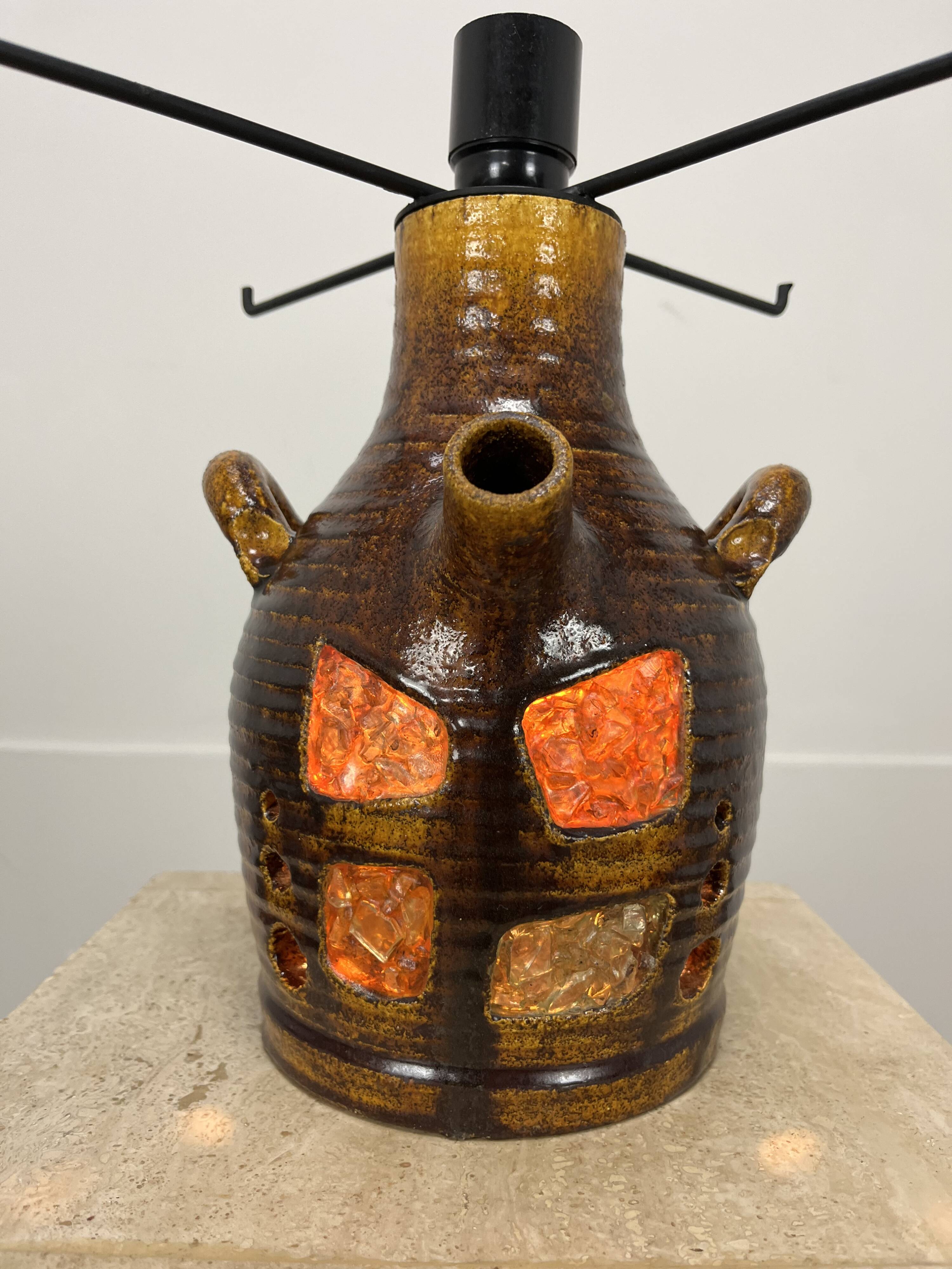 Accolay ceramic lamp 1960