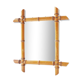 Mirror bamboo 47x41cm