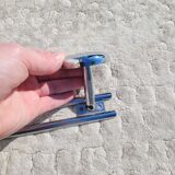 Vintage chrome 3-door coat rack