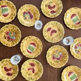 Sarreguemines dessert plates made in France