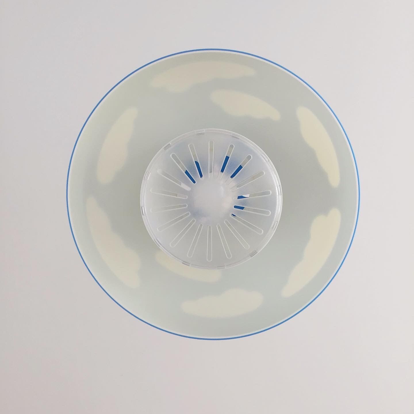 Vintage blue IKEA pendant lamp