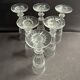 6 Flûtes Baccarat/Saint Louis XIXème