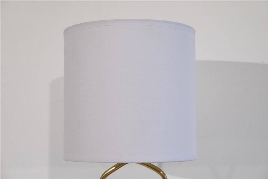 Vintage Arlus lamp in cast iron and brass