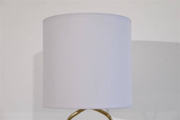 Lampe vintage de Arlus en fonte et laiton