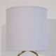 Vintage Arlus lamp in cast iron and brass