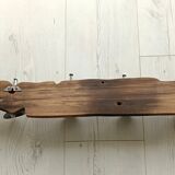 Driftwood wall coat rack
