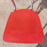 Red formica chairs