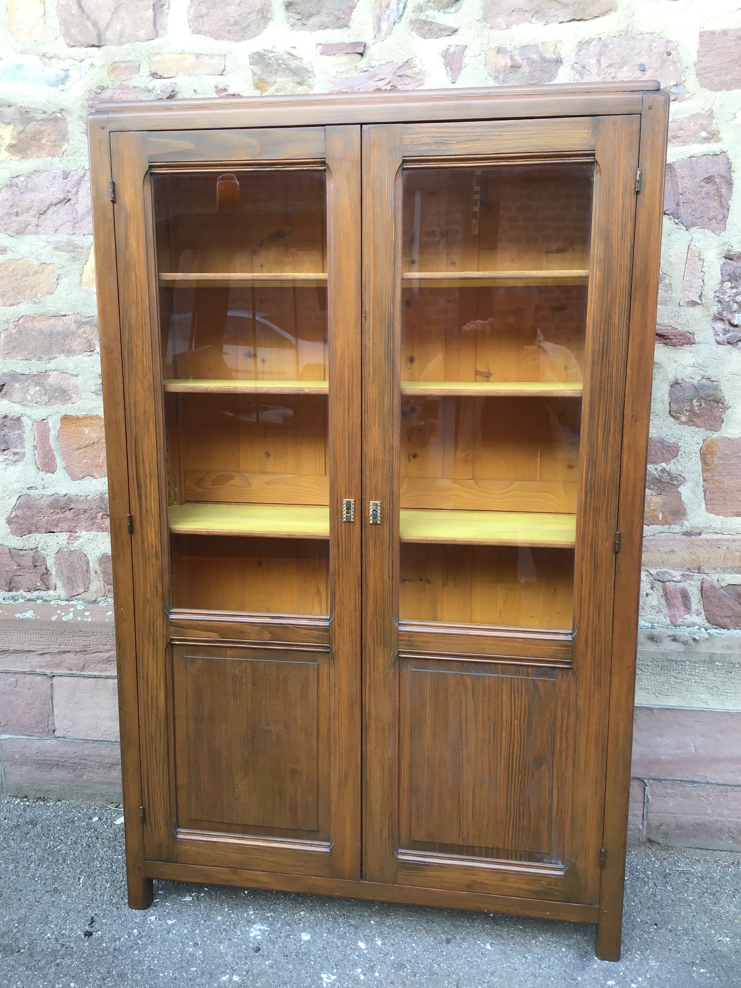 Showcase / library spirit Parisian cabinet vintage 1950