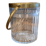 Art deco ice bucket in Baccarat crystal