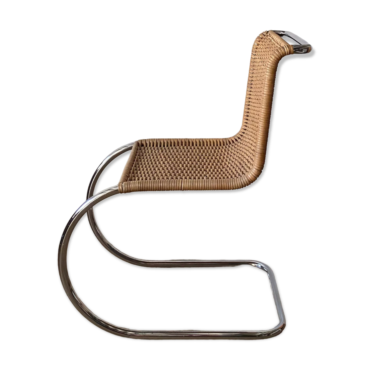 Chair MR10 mies van der Rohe rattan braided