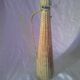 Old glass bottle - Woven wicker