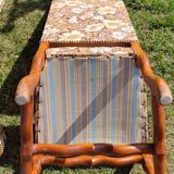 6 Louis XIV chairs in beech