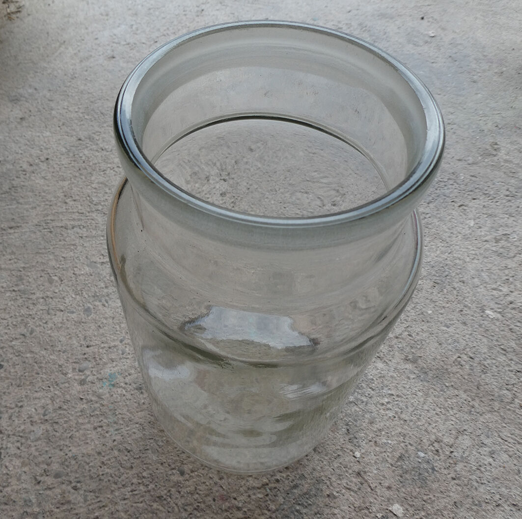 Old "candy" English / old vintage-old bottle jar