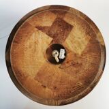 Grand Pied de Lampe Bois tourné Vintage