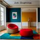 Armchair and Ottoman Pouf Set Cinna – Noé Duchaufour-Lawrance
