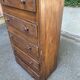 Commode art déco 1960 en bois foncé