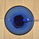 Sculptural Glass Candle Holder in Jozefina Krosno Style – Cobalt Blue