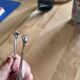 Sugar tongs from the Christofle Art Nouveau house.