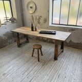 1950s pine farmhouse table 220cm