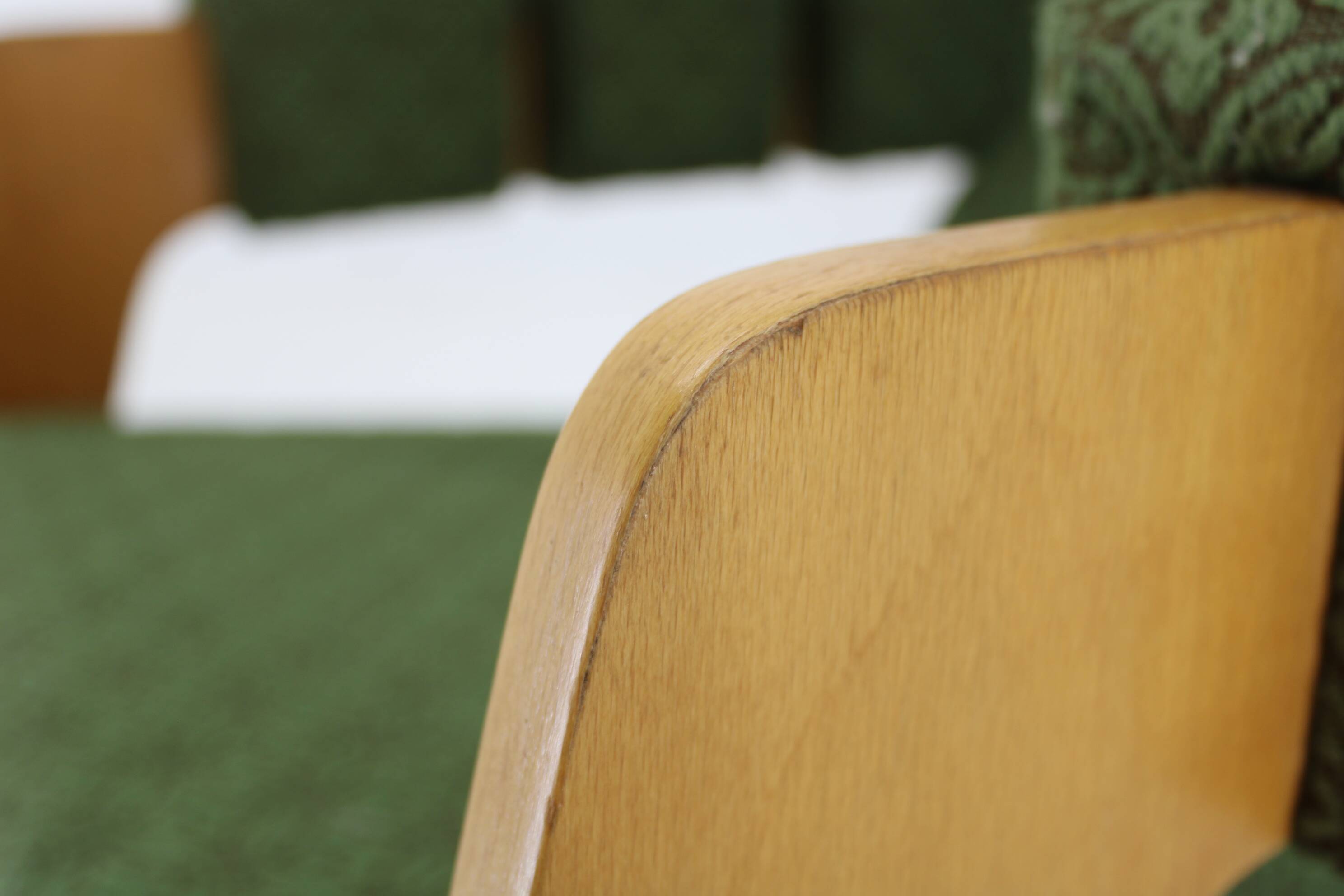 1970s Large Rare Brutalist Rocking Chair, Czechoslovakia