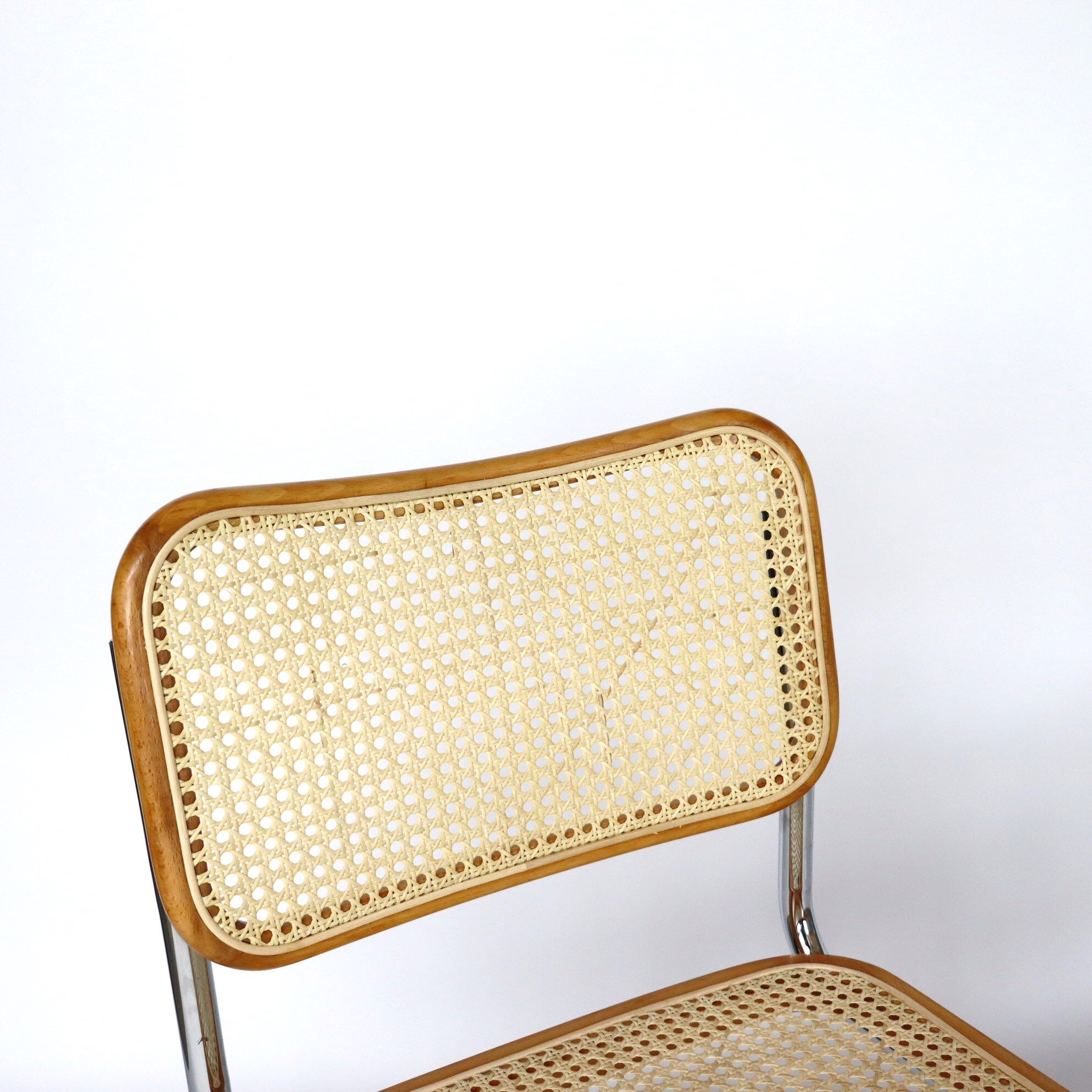 Pair of B32 chairs by Marcel Breuer