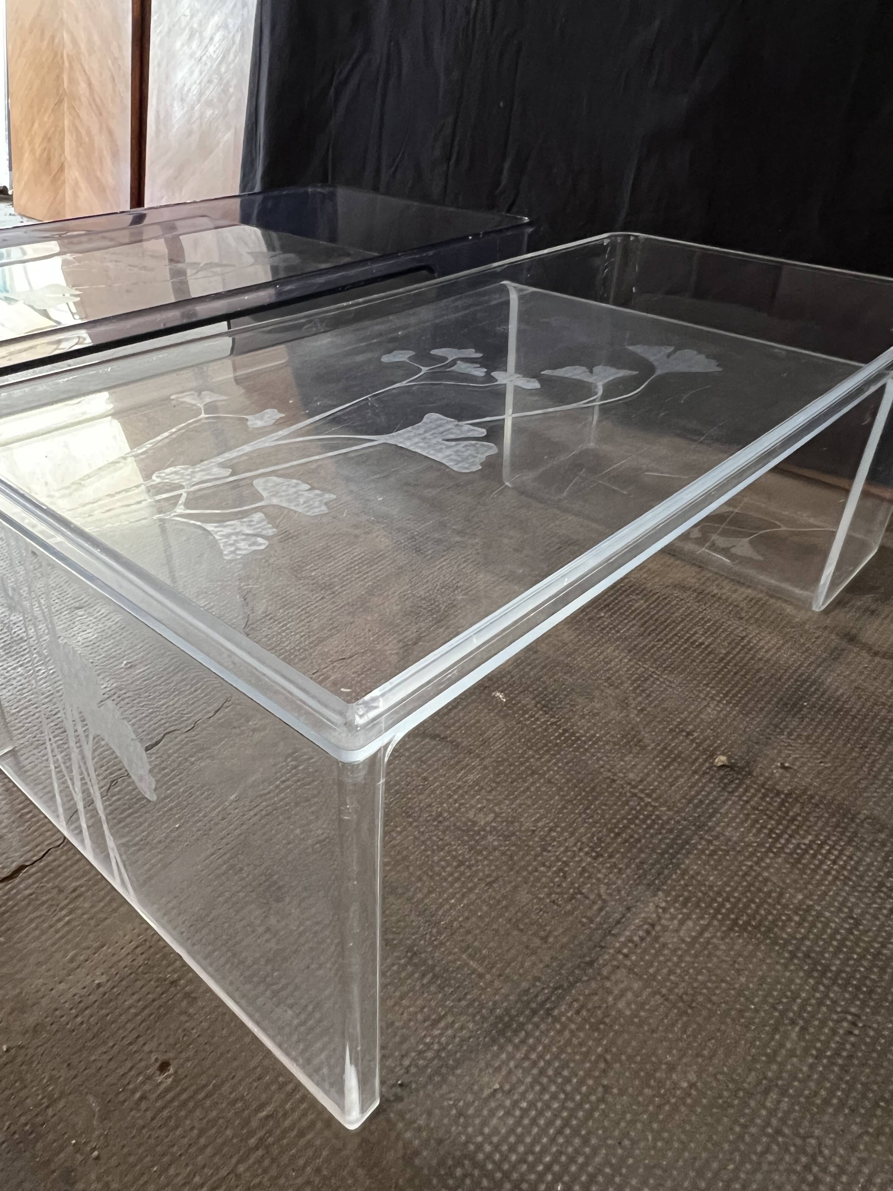 Pair of kartell coffee table