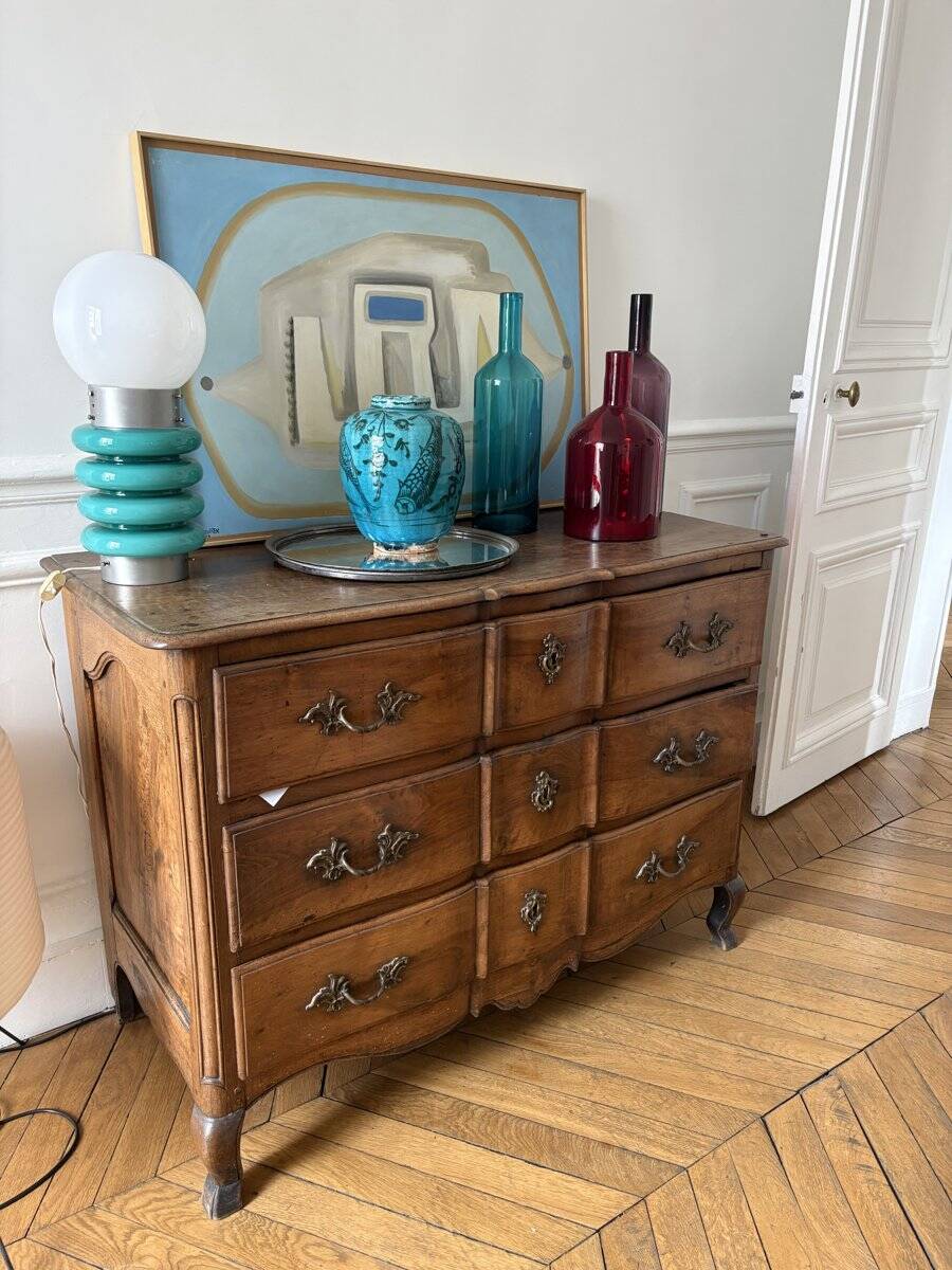 Commode ancienne galbée (Régence / Louis XV)