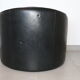 2 armchairs swann black leather