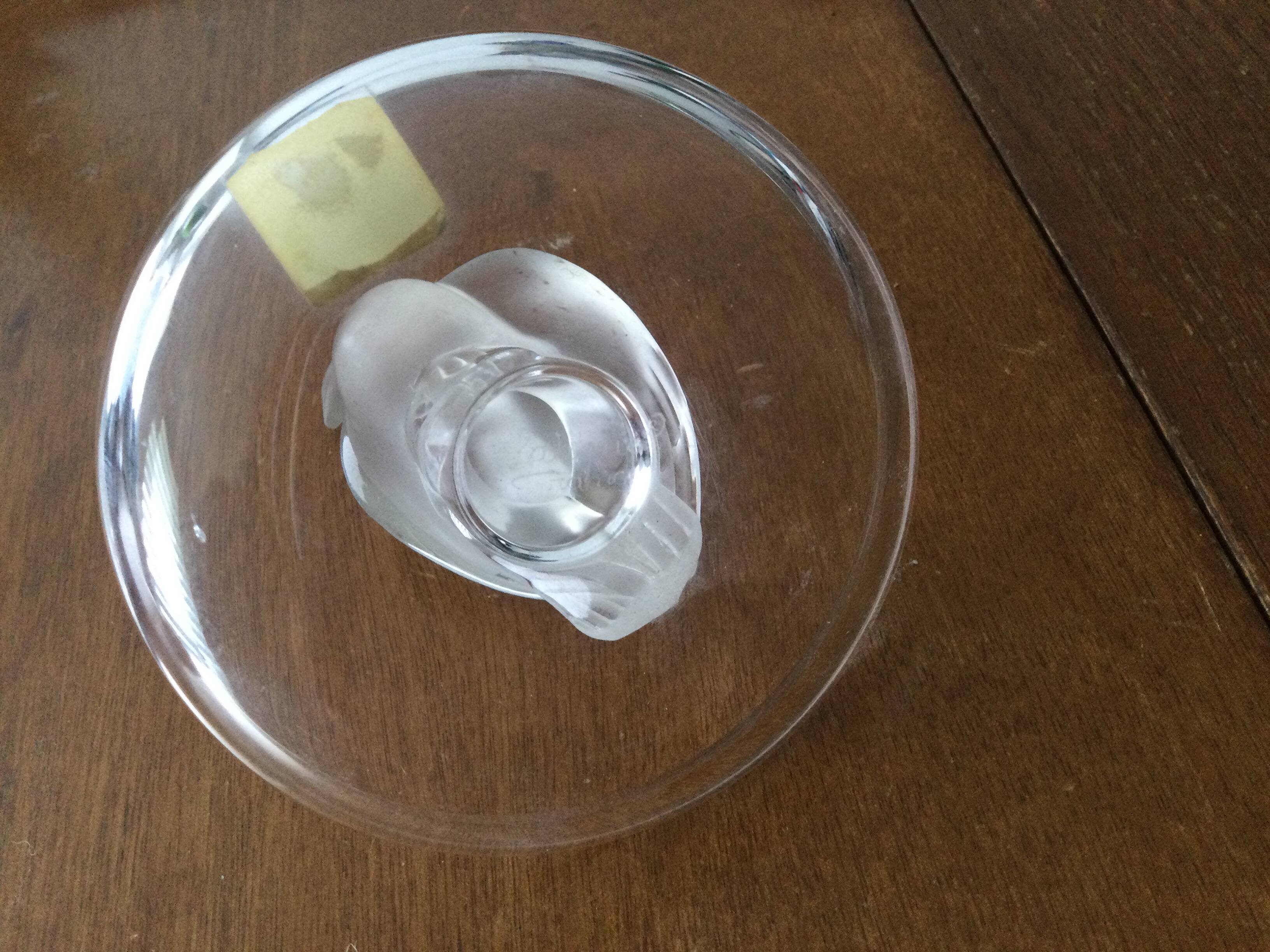 Crystal ring sizer from Lalique