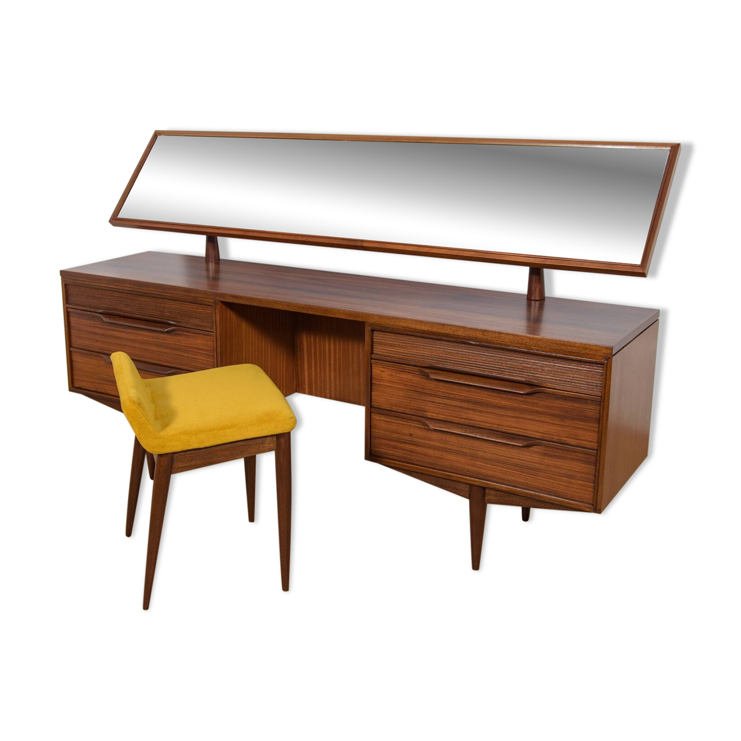 Mid-Century Dressing Table and stool from White and Newton, United Knigdom,