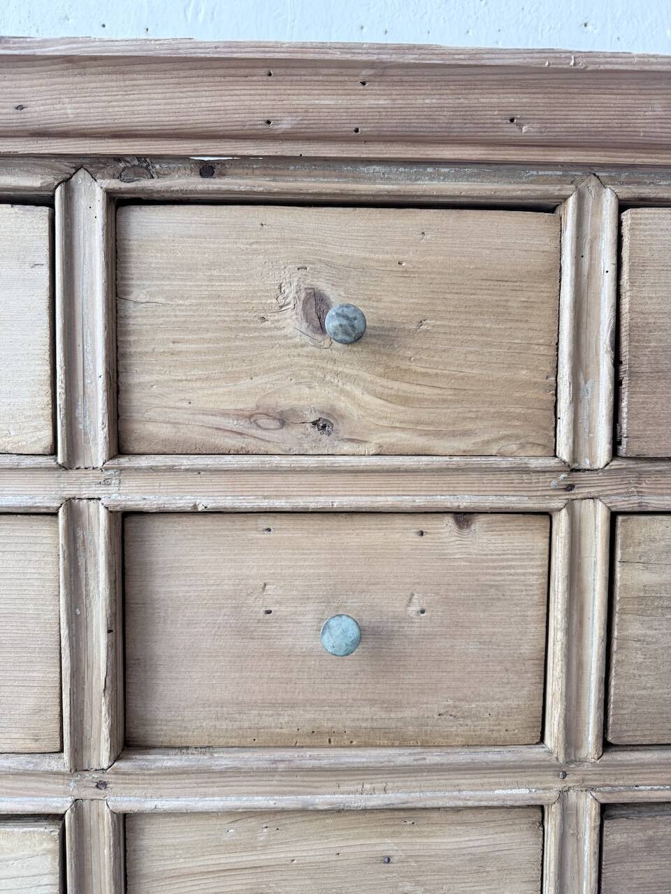XL 1950 pine workshop cabinet with drawers