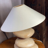 Pebble table lamp, adjustable shade, François Chatain