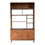 Scandinavian teak bookcase divider