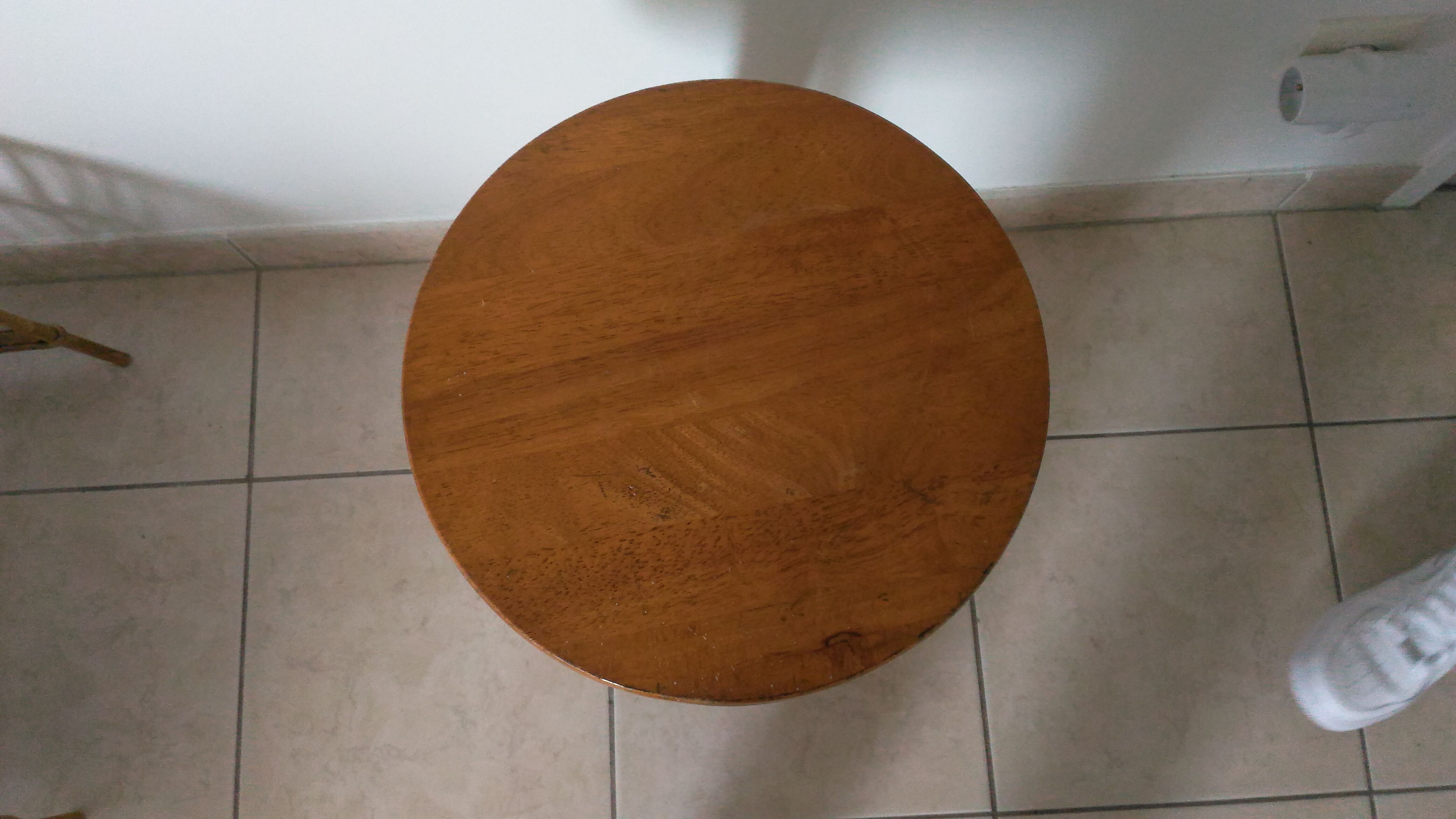 Vintage oak pedestal table