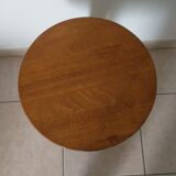 Vintage oak pedestal table
