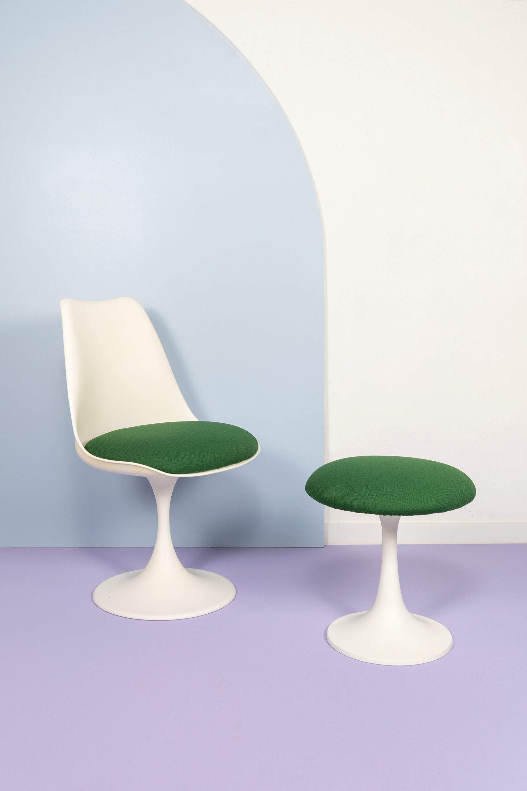 Tulip Chair by Pastoe with matching stool