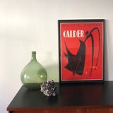 Demijohn old bottle in blown glass