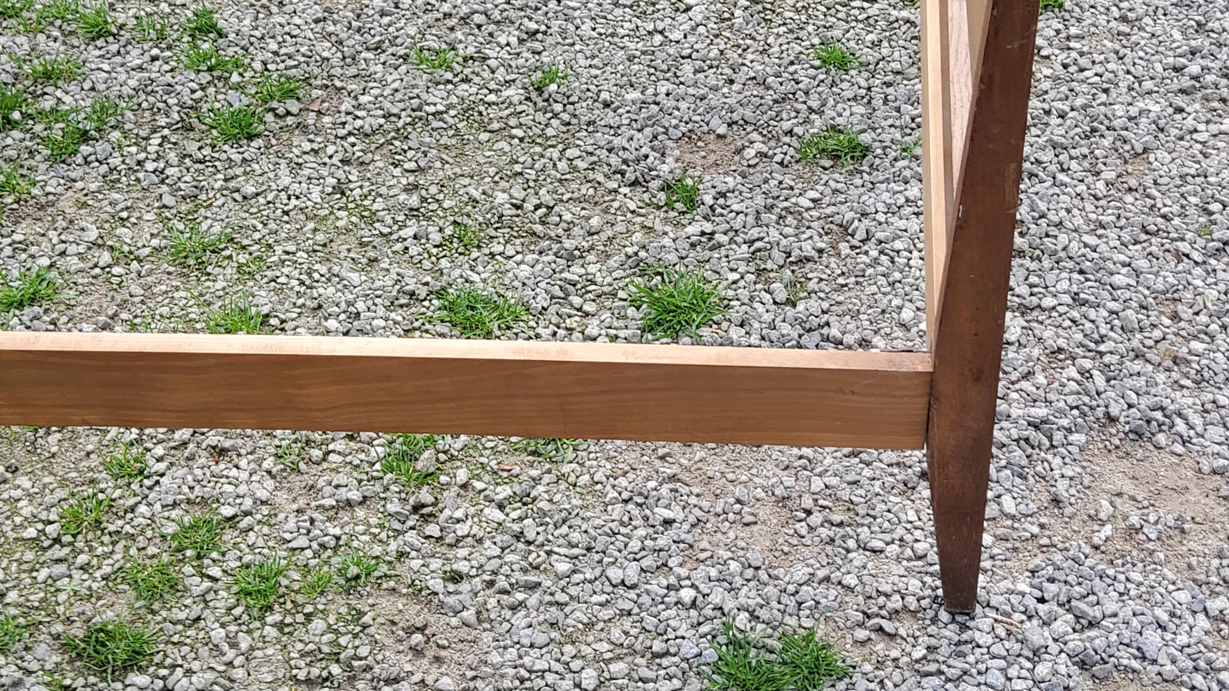 Vintage 50s oak daybed