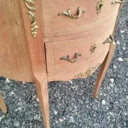 Antique Louis XVI style commode with marble top.