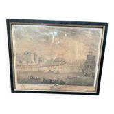 Framed engraving