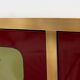 Mid-Century Italian Wood, Brass & Glass Sideboard, 1960s.