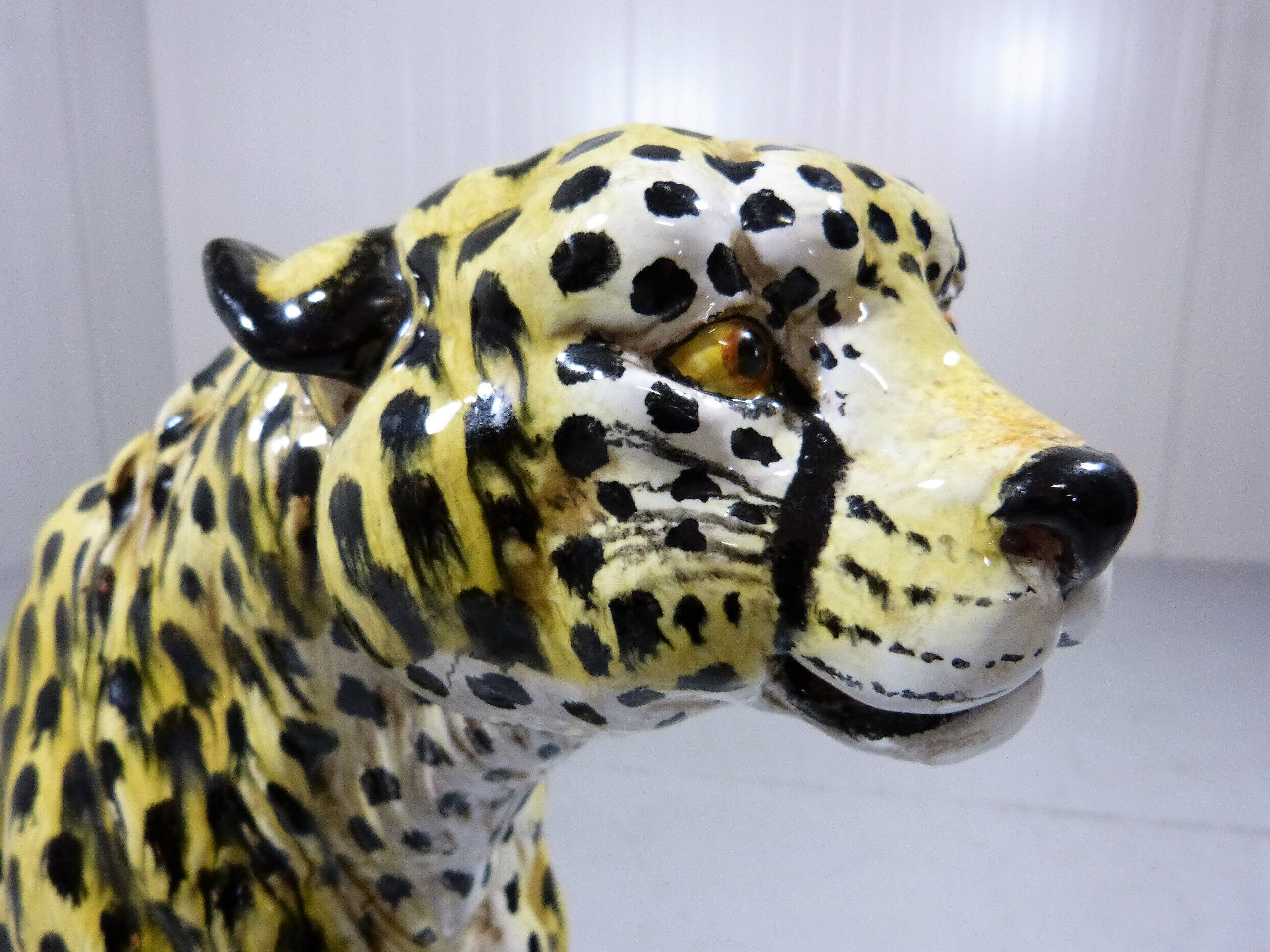 Vintage terracotta Cheetah, Italy 1960
