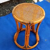 Vintage bamboo stool