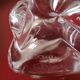 Two feet of lamp forming Daum crystal, circa 1960